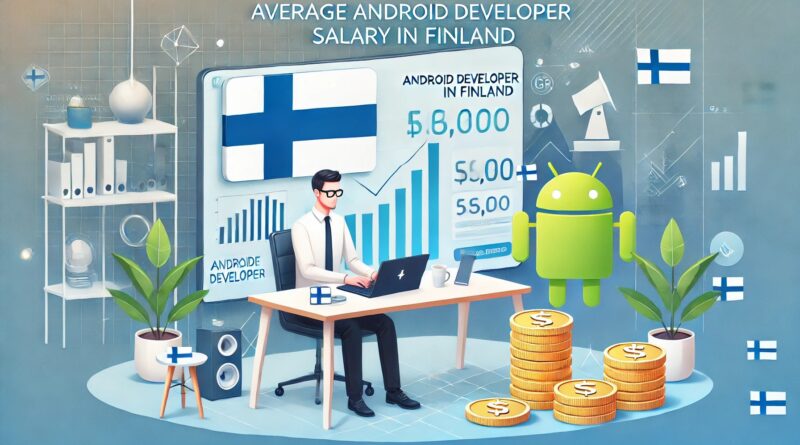 متوسط حقوق توسعه‌دهندگان اندروید در فنلاند برای سال 2024