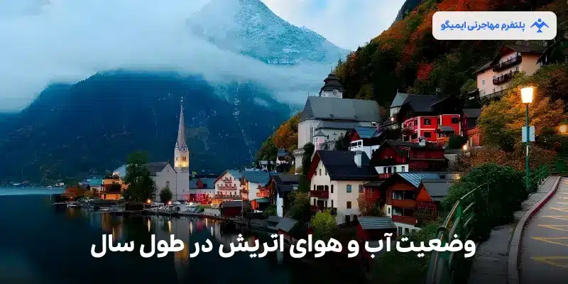 وضعیت آب و هوای اتریش در طول سال